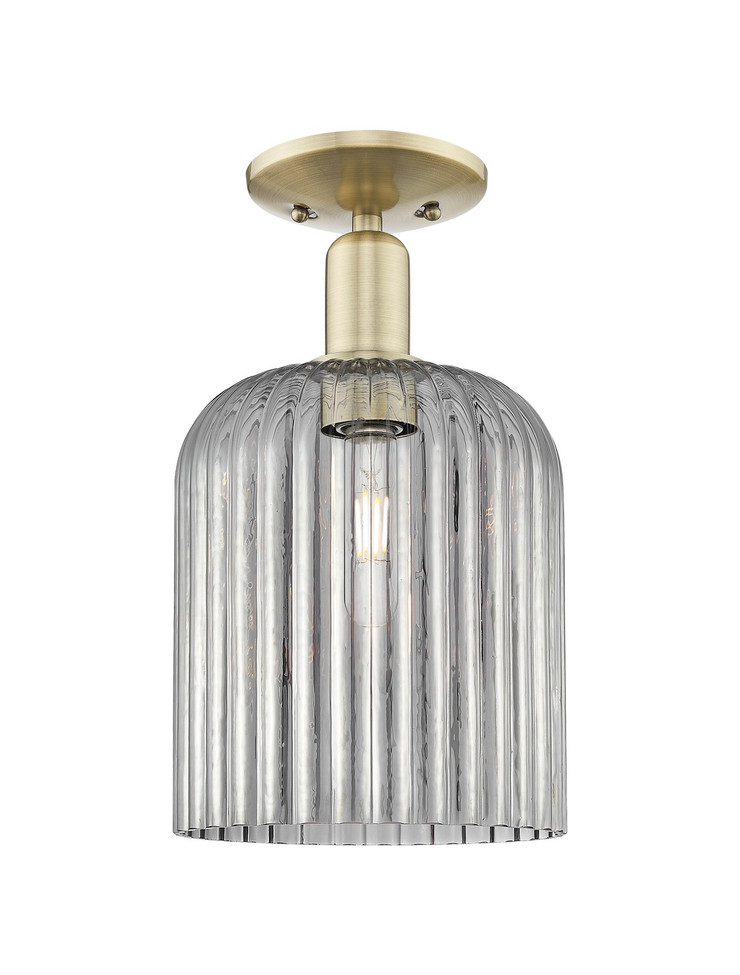 Innovations - 716-1C-AB-G559-8SM - One Light Semi-Flush Mount - Arcadia - Antique Brass