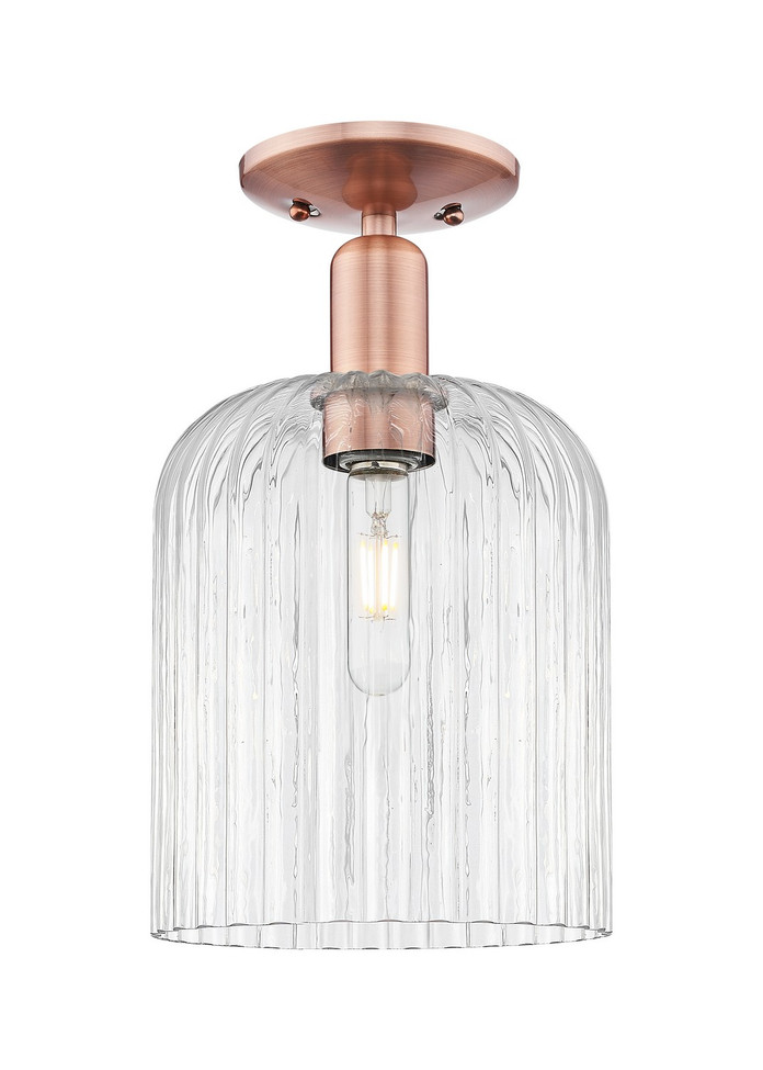 Innovations - 716-1C-AC-G559-8CL - One Light Semi-Flush Mount - Arcadia - Antique Copper