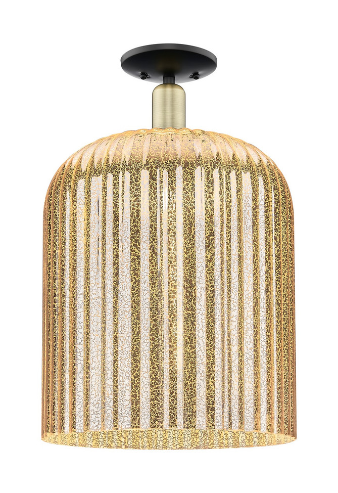 Innovations - 716-1C-BAB-G559-12ME - One Light Semi-Flush Mount - Arcadia - Black Antique Brass