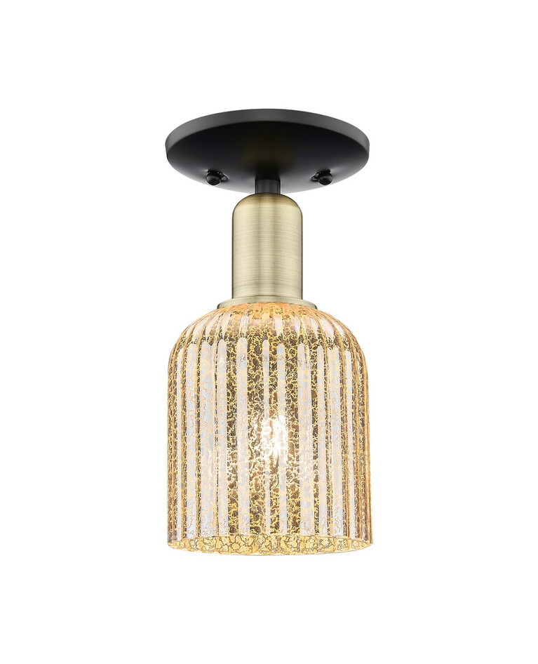 Innovations - 716-1C-BAB-G559-5ME - One Light Semi-Flush Mount - Arcadia - Black Antique Brass