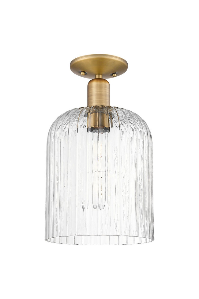 Innovations - 716-1C-BB-G559-8CL - One Light Semi-Flush Mount - Arcadia - Brushed Brass