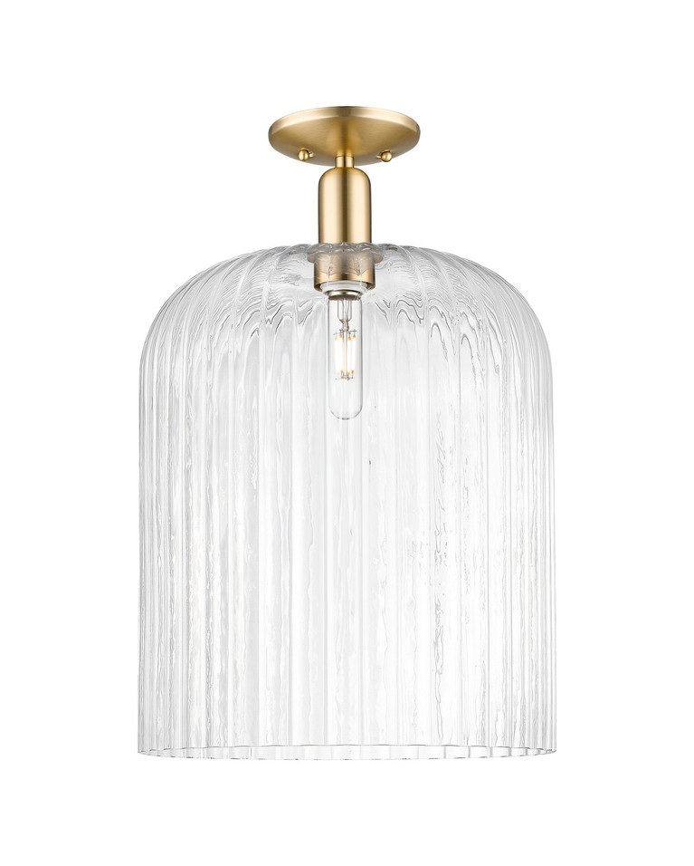 Innovations - 716-1C-CB-G559-12CL - One Light Semi-Flush Mount - Arcadia - Champagne Bronze