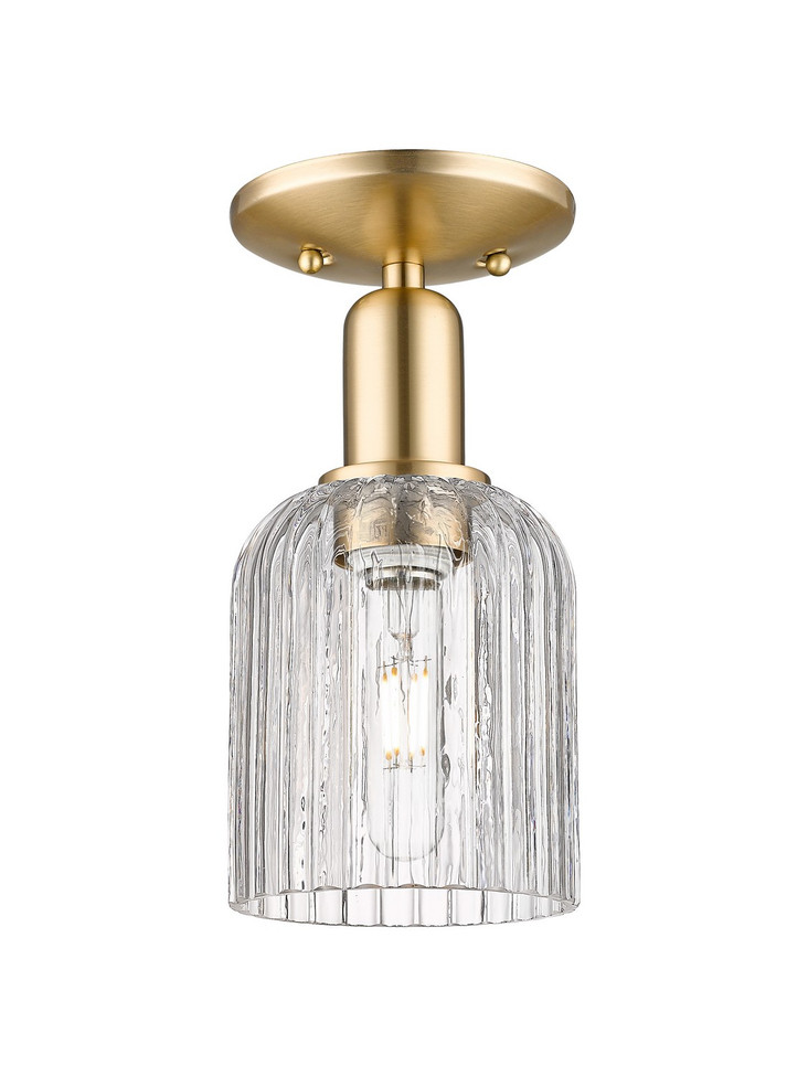 Innovations - 716-1C-CB-G559-5CL - One Light Semi-Flush Mount - Arcadia - Champagne Bronze