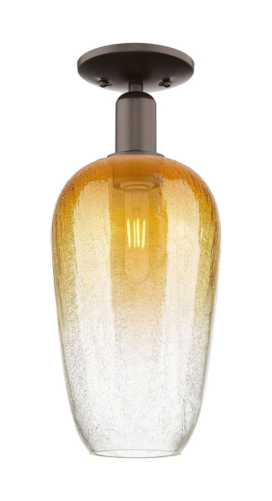 Innovations - 716-1C-OB-G484-7AM - One Light Semi-Flush Mount - Arcadia - Oil Rubbed Bronze