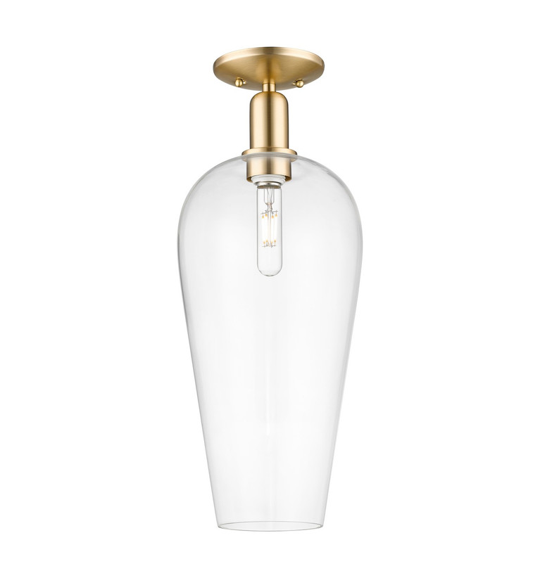 Innovations - 716-1C-PC-G456-8CL - One Light Semi-Flush Mount - Arcadia - Polished Chrome