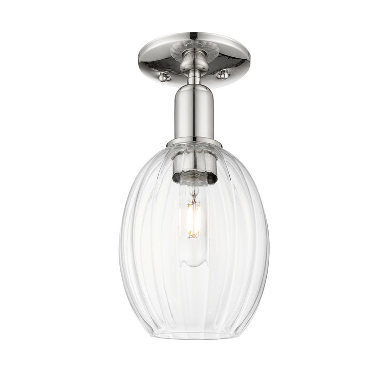 Innovations - 716-1C-PN-G459-6CL - One Light Semi-Flush Mount - Arcadia - Polished Nickel