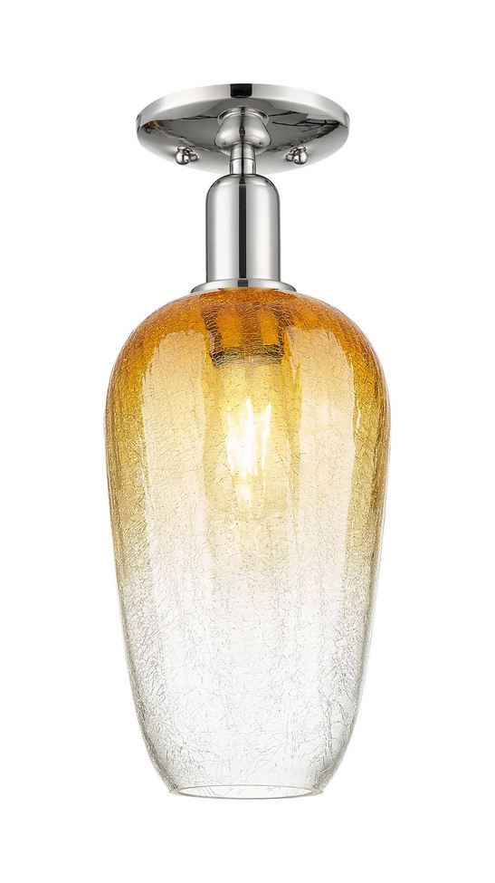 Innovations - 716-1C-PN-G484-7AM - One Light Semi-Flush Mount - Arcadia - Polished Nickel