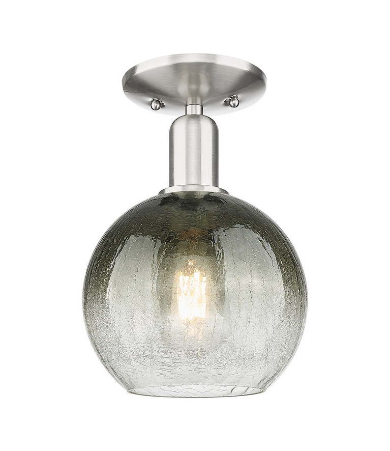 Innovations - 716-1C-SN-G483-8SL - One Light Semi-Flush Mount - Arcadia - Brushed Satin Nickel