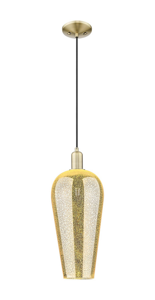 Innovations - 716-1P-AB-G456-8ME - One Light Mini Pendant - Arcadia - Antique Brass