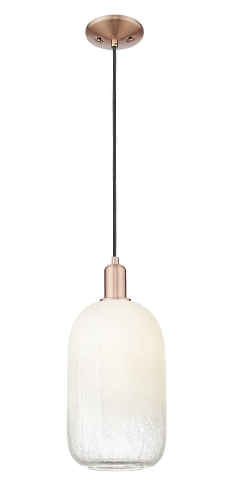 Innovations - 716-1P-AC-G482-7OP - One Light Mini Pendant - Arcadia - Antique Copper