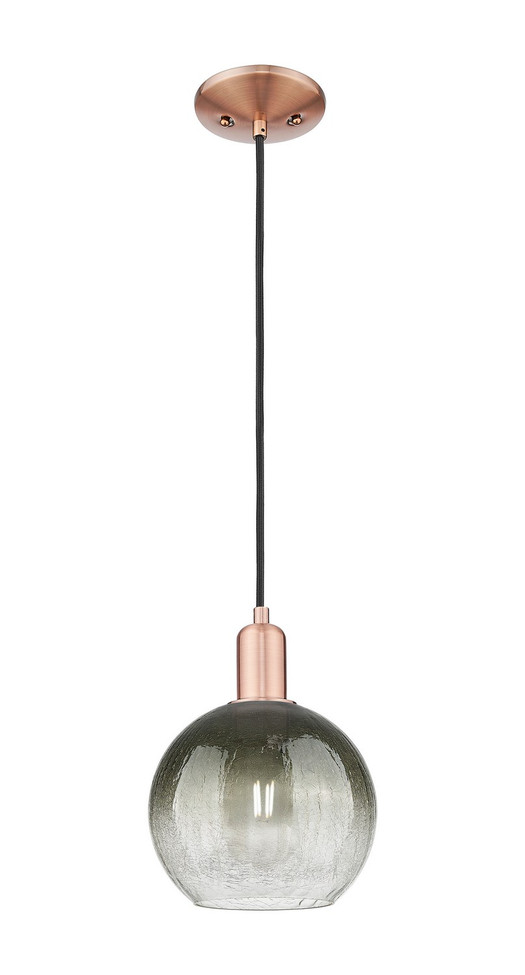 Innovations - 716-1P-AC-G483-8SL - One Light Mini Pendant - Arcadia - Antique Copper
