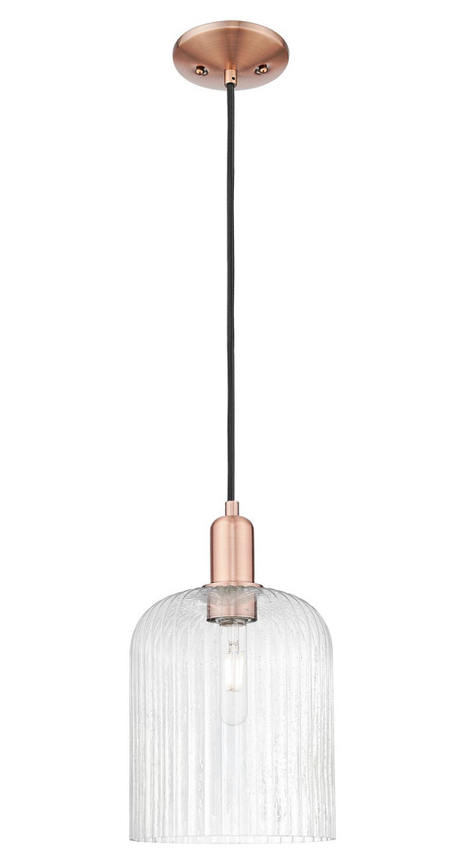 Innovations - 716-1P-AC-G559-8SDY - One Light Mini Pendant - Arcadia - Antique Copper