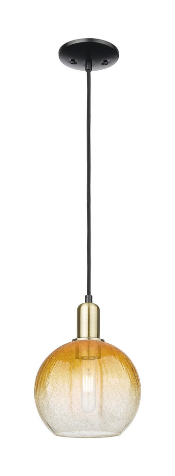 Innovations - 716-1P-BAB-G483-8AM - One Light Mini Pendant - Arcadia - Black Antique Brass