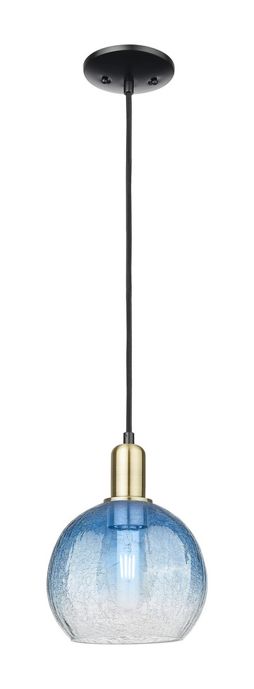 Innovations - 716-1P-BAB-G483-8SB - One Light Mini Pendant - Arcadia - Black Antique Brass