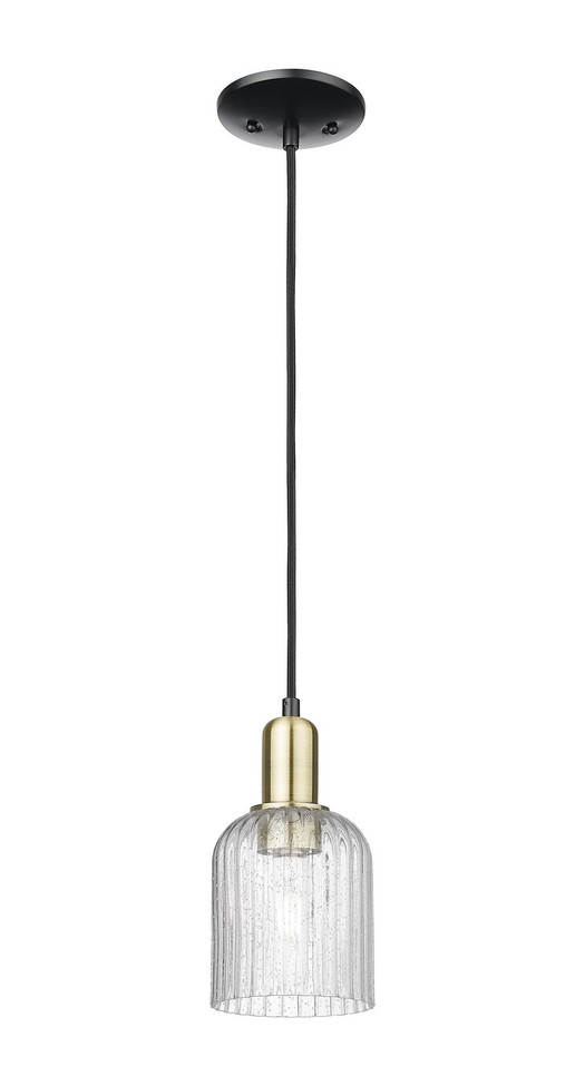 Innovations - 716-1P-BAB-G559-5SDY - One Light Mini Pendant - Arcadia - Black Antique Brass