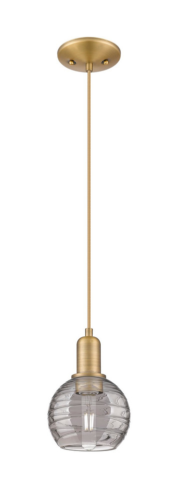 Innovations - 716-1P-BB-G1213-6SM - One Light Mini Pendant - Arcadia - Brushed Brass