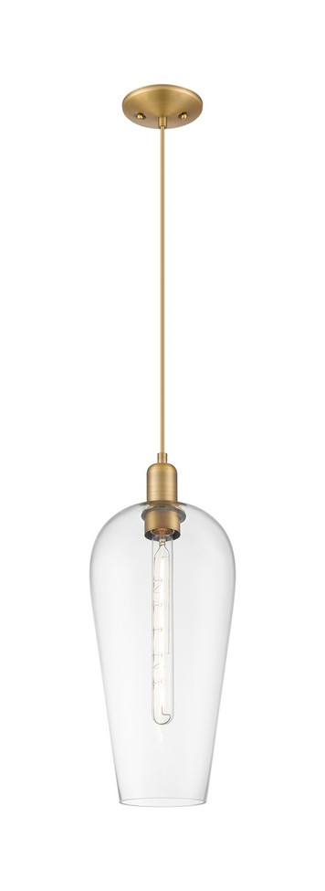 Innovations - 716-1P-BB-G456-8CL - One Light Mini Pendant - Arcadia - Brushed Brass