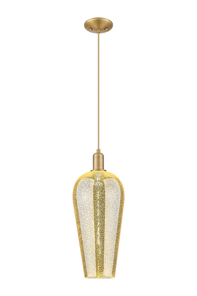 Innovations - 716-1P-BB-G456-8ME - One Light Mini Pendant - Arcadia - Brushed Brass
