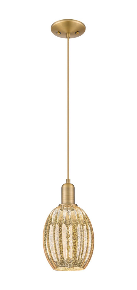 Innovations - 716-1P-BB-G459-6ME - One Light Mini Pendant - Arcadia - Brushed Brass