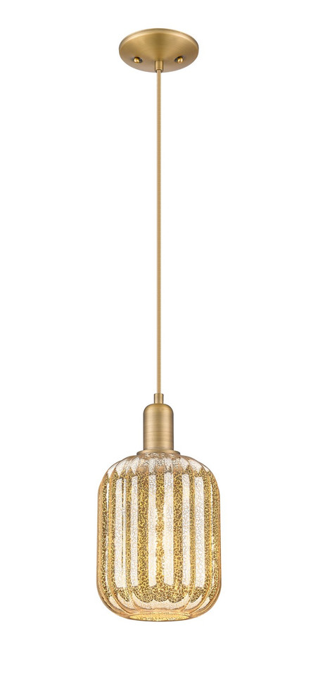 Innovations - 716-1P-BB-G460-7ME - One Light Mini Pendant - Arcadia - Brushed Brass