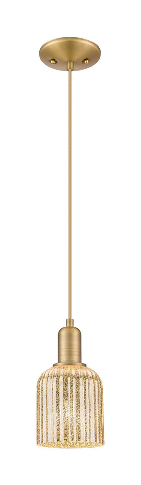 Innovations - 716-1P-BB-G559-5ME - One Light Mini Pendant - Arcadia - Brushed Brass