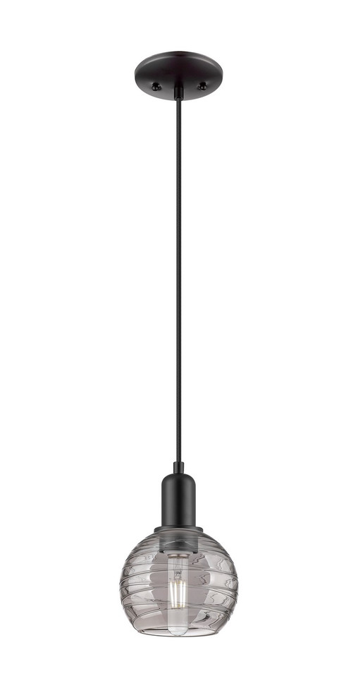 Innovations - 716-1P-BK-G1213-6SM - One Light Mini Pendant - Arcadia - Matte Black