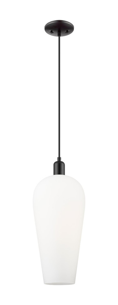Innovations - 716-1P-BK-G456-8WH - One Light Mini Pendant - Arcadia - Matte Black