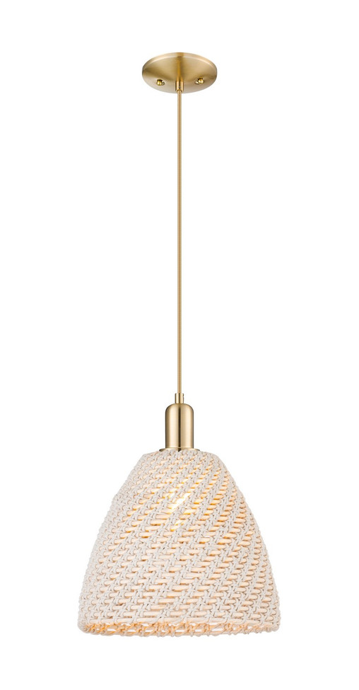 Innovations - 716-1P-CB-NBD-12-NAT - One Light Mini Pendant - Arcadia - Champagne Bronze