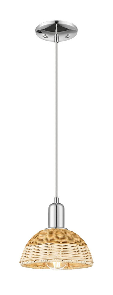 Innovations - 716-1P-PC-NBD2-75-NAT - One Light Mini Pendant - Arcadia - Polished Chrome