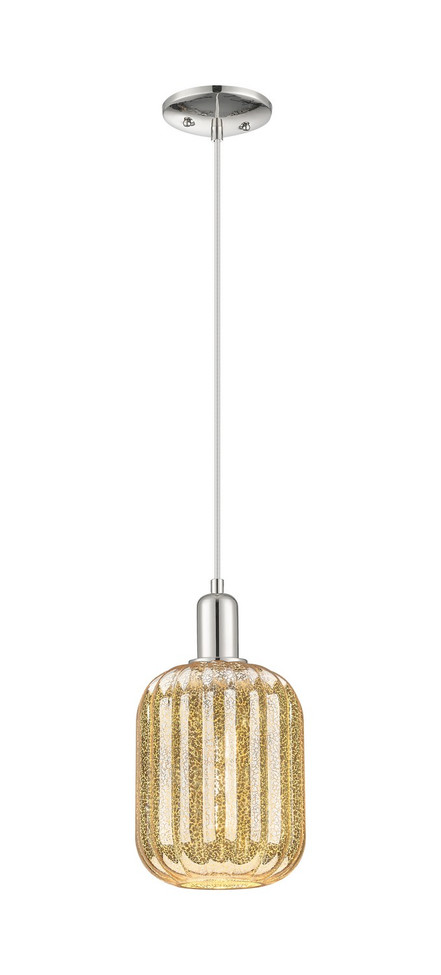 Innovations - 716-1P-PN-G460-7ME - One Light Mini Pendant - Arcadia - Polished Nickel