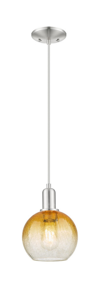 Innovations - 716-1P-SN-G483-8AM - One Light Mini Pendant - Arcadia - Brushed Satin Nickel
