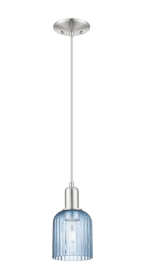 Innovations - 716-1P-SN-G559-5BL - One Light Mini Pendant - Arcadia - Brushed Satin Nickel
