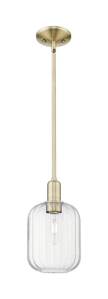 Innovations - 716-1S-AB-G460-7CL - One Light Mini Pendant - Arcadia - Antique Brass