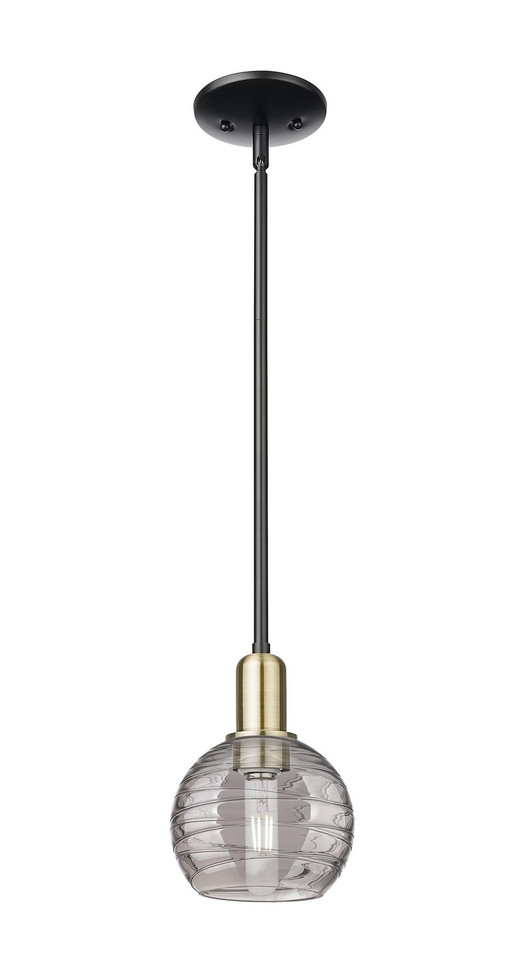 Innovations - 716-1S-BAB-G1213-6CL - One Light Mini Pendant - Arcadia - Black Antique Brass
