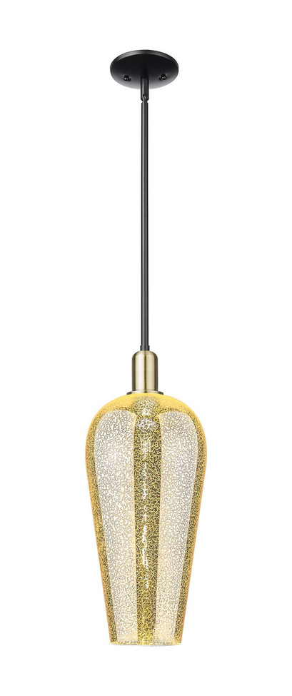 Innovations - 716-1S-BAB-G456-8ME - One Light Mini Pendant - Arcadia - Black Antique Brass