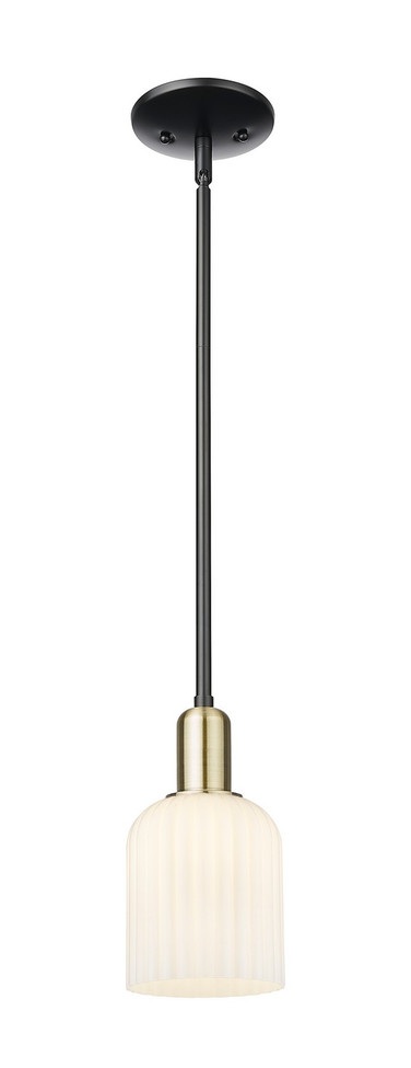 Innovations - 716-1S-BAB-G559-5GWH - One Light Mini Pendant - Arcadia - Black Antique Brass