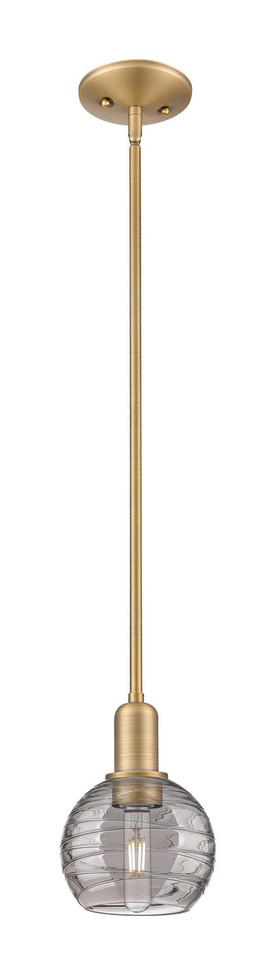 Innovations - 716-1S-BB-G1213-6SM - One Light Mini Pendant - Arcadia - Brushed Brass