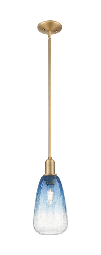 Innovations - 716-1S-BB-G480-6SB - One Light Mini Pendant - Arcadia - Brushed Brass