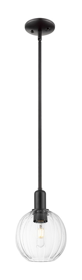 Innovations - 716-1S-BK-G458-7CL - One Light Mini Pendant - Arcadia - Matte Black