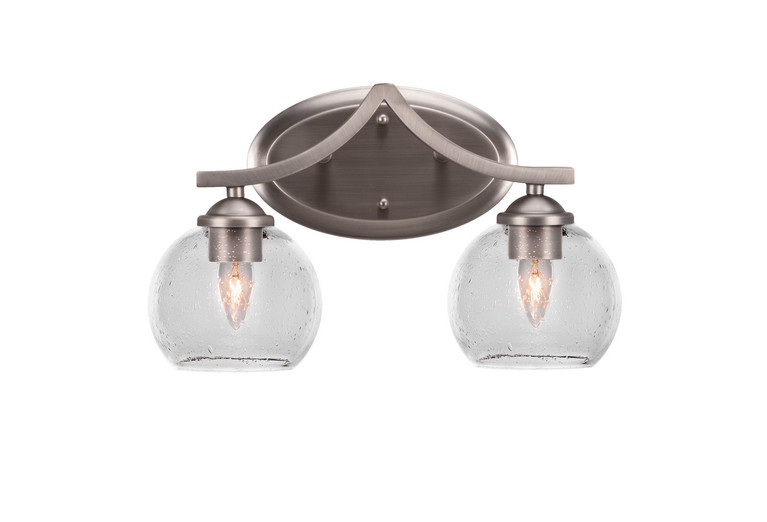 Toltec Lighting - 552-GP-4100 - Two Light Bath Bar - Zilo - Graphite