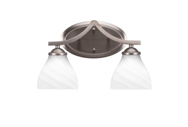 Toltec Lighting - 552-GP-4761 - Two Light Bath Bar - Zilo - Graphite