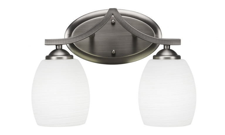 Toltec Lighting - 552-GP-615 - Two Light Bath Bar - Zilo - Graphite