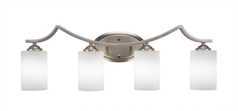 Toltec Lighting - 554-GP-300 - Four Light Bath Bar - Zilo - Graphite
