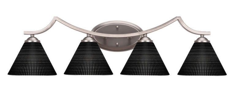 Toltec Lighting - 554-GP-4059 - Four Light Bath Bar - Zilo - Graphite