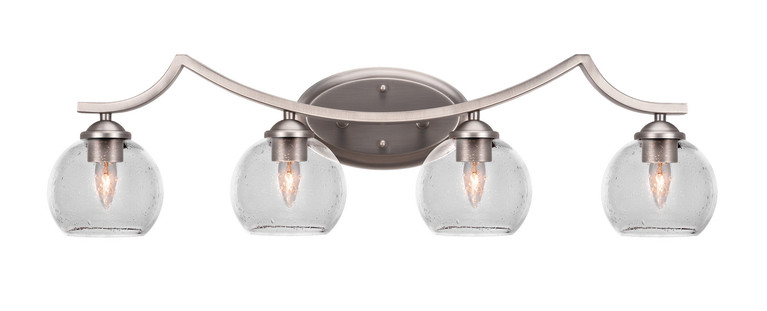Toltec Lighting - 554-GP-4100 - Four Light Bath Bar - Zilo - Graphite