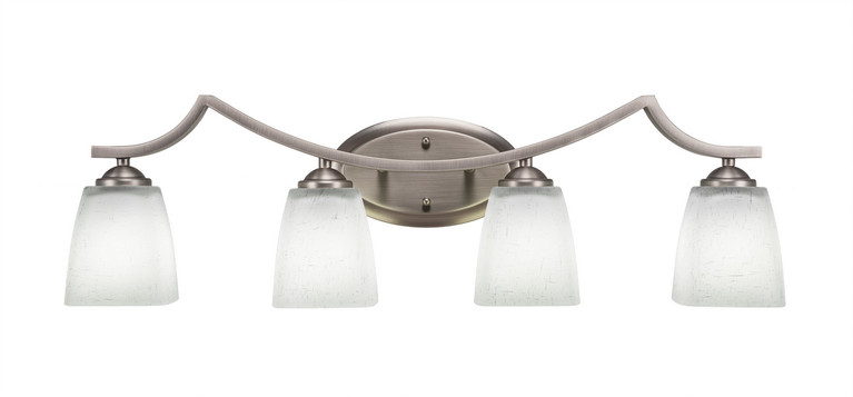 Toltec Lighting - 554-GP-460 - Four Light Bath Bar - Zilo - Graphite