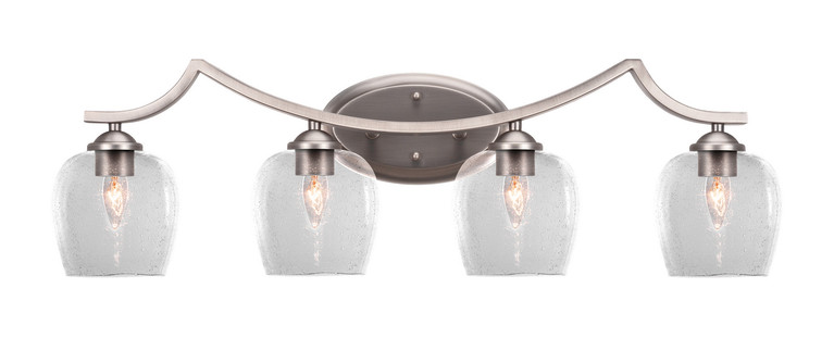 Toltec Lighting - 554-GP-4810 - Four Light Bath Bar - Zilo - Graphite