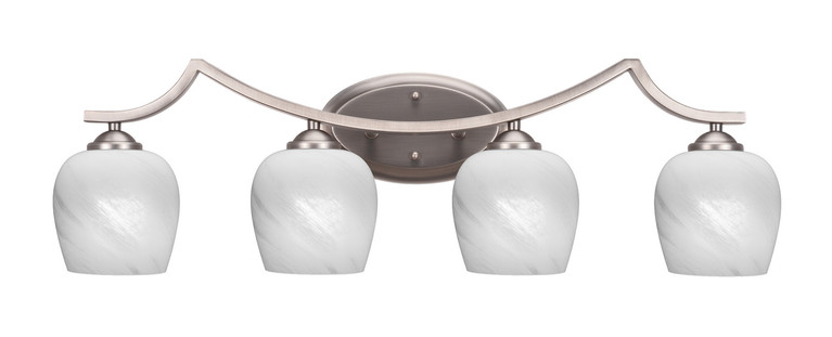 Toltec Lighting - 554-GP-4811 - Four Light Bath Bar - Zilo - Graphite
