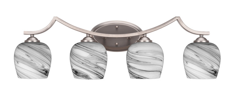Toltec Lighting - 554-GP-4819 - Four Light Bath Bar - Zilo - Graphite