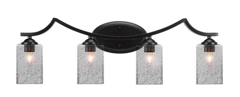 Toltec Lighting - 554-MB-3002 - Four Light Bath Bar - Zilo - Matte Black